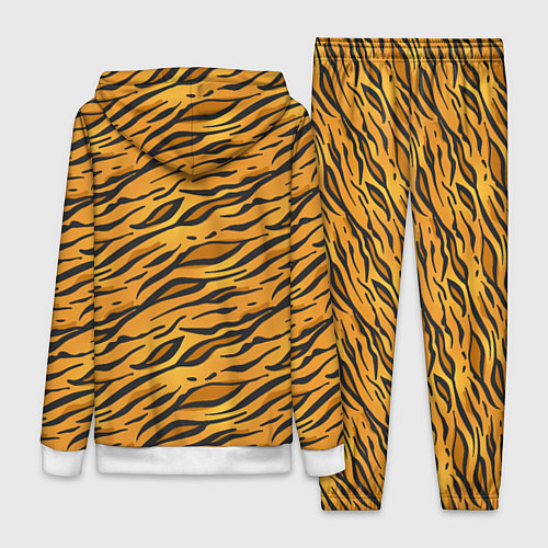 Женский костюм Тигровый Окрас Tiger / 3D-Белый – фото 2