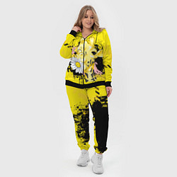Женский 3D-костюм Жирафа с герберой, цвет: 3D-черный — фото 2