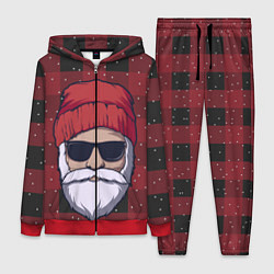 Женский 3D-костюм SANTA HIPSTER САНТА ХИПСТЕР, цвет: 3D-красный