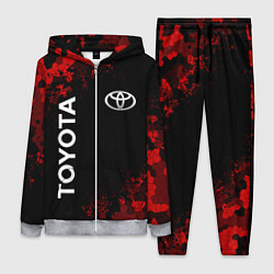 Женский костюм TOYOTA MILITARY PIXEL BLACK RED