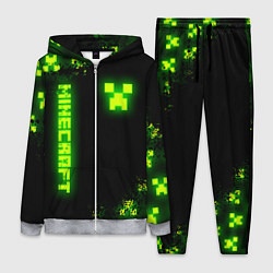 Женский костюм MINECRAFT NEON LOGO CREEPER