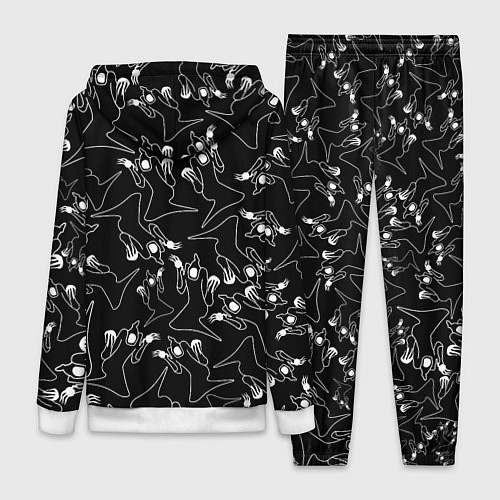 Женский костюм KIZARU HAUNTED FAMILY ПАТТЕРН / 3D-Белый – фото 2