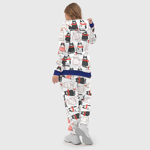 Женский костюм НОВОГОДНИЕ КОТИКИ 2022 / 3D-Синий – фото 5