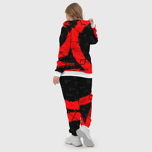 Женский костюм GOD OF WAR СИМВОЛ КРАТОСА / 3D-Белый – фото 5