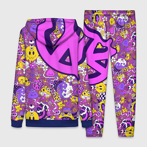 Женский костюм Психоделика Существа Знаки / 3D-Синий – фото 2