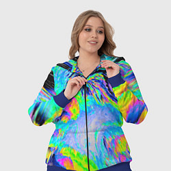 Женский 3D-костюм ААА яркий узор, цвет: 3D-синий — фото 2