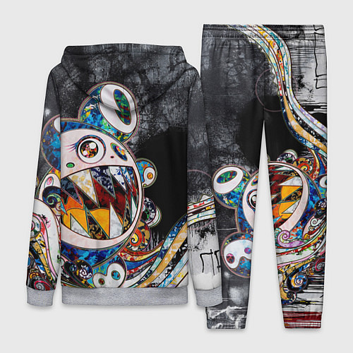 Женский костюм Стрит-арт Такаси Мураками / 3D-Меланж – фото 2