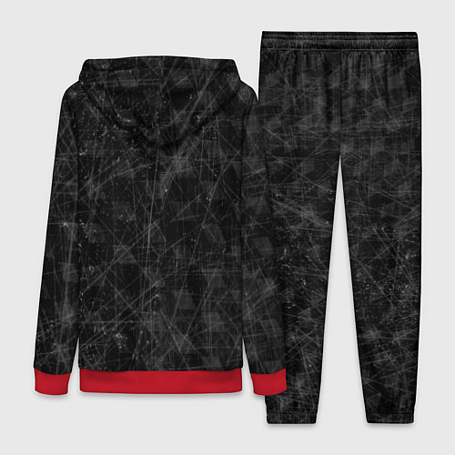 Женский костюм ЦСКА Москва black theme / 3D-Красный – фото 2