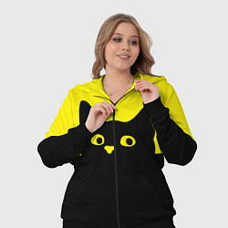 Женский 3D-костюм Котик голова кота, цвет: 3D-черный — фото 2