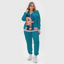 Женский 3D-костюм Красотка Джинкс, цвет: 3D-меланж — фото 2