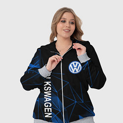 Женский 3D-костюм Volkswagen, Фольцваген Геометрия, цвет: 3D-меланж — фото 2