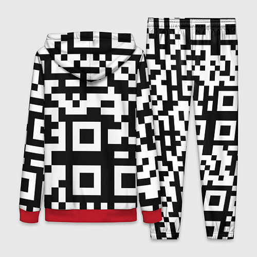 Женский костюм Qr codeкуаркод / 3D-Красный – фото 2