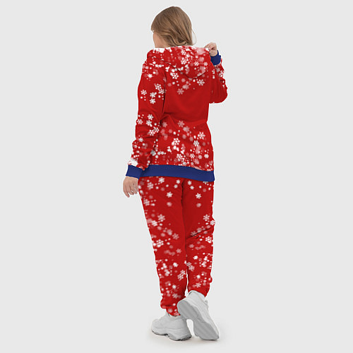 Женский костюм Вечный снегопад / 3D-Синий – фото 5