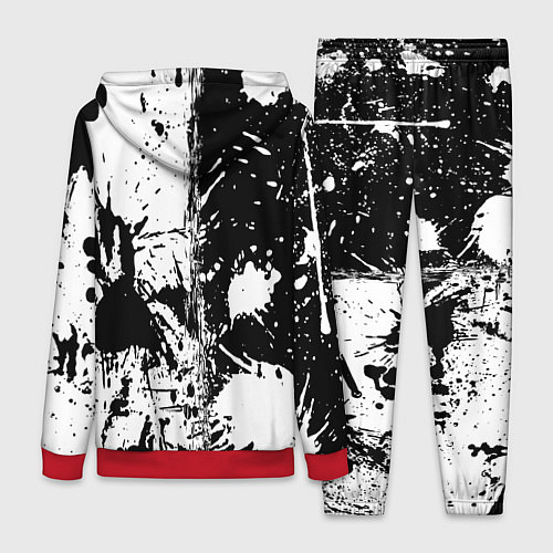 Женский костюм GEOMETRY DASH BLACK & WHITE SMILE / 3D-Красный – фото 2