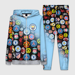 Женский 3D-костюм МАНЧЕСТЕР СИТИ MANCHESTER CITY, цвет: 3D-меланж