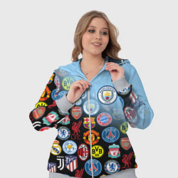 Женский 3D-костюм МАНЧЕСТЕР СИТИ MANCHESTER CITY, цвет: 3D-меланж — фото 2