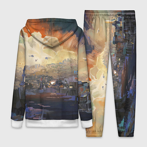 Женский костюм Disco Elysium Harrier Du Bois / 3D-Белый – фото 2