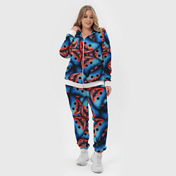 Женский 3D-костюм ЛИЦО ХАГИ ВАГИ, POPPY PLAYTIME, цвет: 3D-белый — фото 2