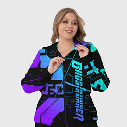 Женский 3D-костюм Ghostrunner Neon, цвет: 3D-черный — фото 2