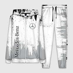 Женский 3D-костюм Mercedes-Benz - Текстура, цвет: 3D-белый