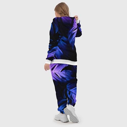 Женский костюм НЕОНОВЫЕ ПАПОРОТНИКИ / 3D-Белый – фото 5