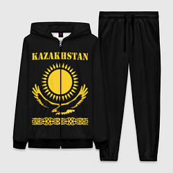Женский 3D-костюм KAZAKHSTAN Казахстан, цвет: 3D-черный