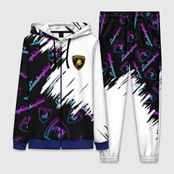 Женский костюм Lamborghini pattern gradient