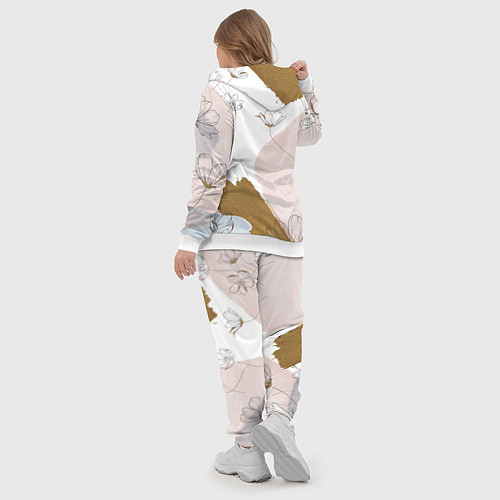 Женский костюм Палитра на холсте / 3D-Белый – фото 5