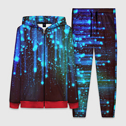 Женский 3D-костюм Звездопад Звёздный дождь, цвет: 3D-красный
