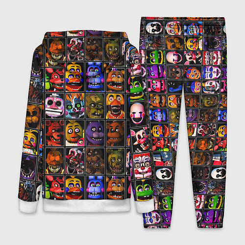 Женский костюм Ultimate Custom Night FNAF / 3D-Белый – фото 2