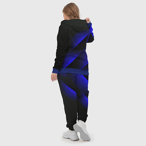 Женский костюм Blue Fade 3D Синий градиент / 3D-Синий – фото 5