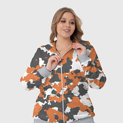 Женский 3D-костюм Orange Camo, цвет: 3D-меланж — фото 2