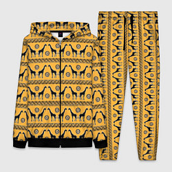 Женский 3D-костюм Жирафы Сафари, цвет: 3D-черный