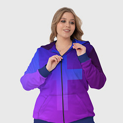 Женский 3D-костюм Крест в неоне, цвет: 3D-синий — фото 2