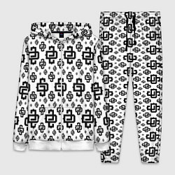 Женский костюм White Pattern Dope Camo Dope Street Market