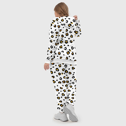 Женский костюм Пятна леопарда leopard spots / 3D-Белый – фото 5
