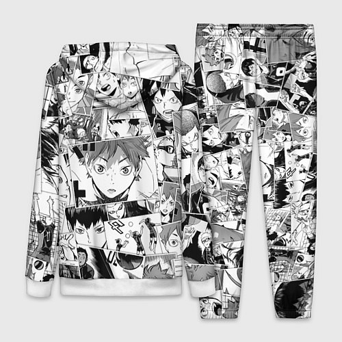 Женский костюм Волейбол!! pattern / 3D-Белый – фото 2