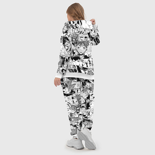 Женский костюм Волейбол!! pattern / 3D-Белый – фото 5