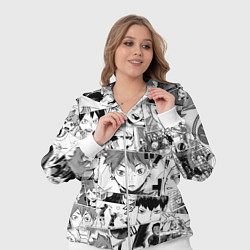 Женский 3D-костюм Волейбол!! pattern, цвет: 3D-белый — фото 2