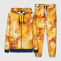 Женский 3D-костюм Спортивный камуфляж Пикси - Апельсин, цвет: 3D-синий