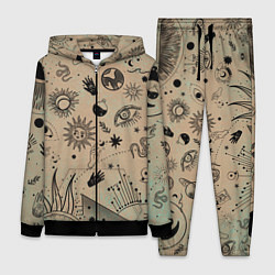 Женский 3D-костюм Эзотерика, цвет: 3D-черный