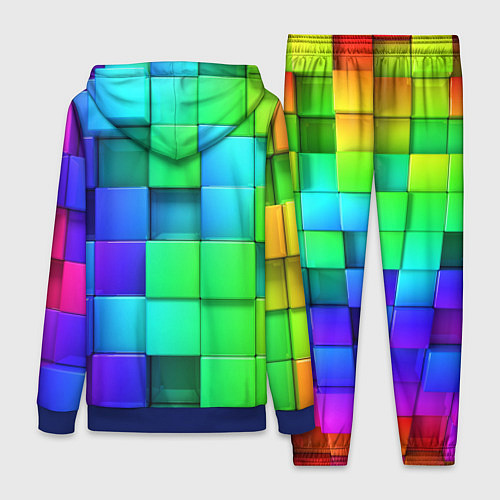 Женский костюм Color geometrics pattern Vanguard / 3D-Синий – фото 2