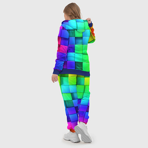 Женский костюм Color geometrics pattern Vanguard / 3D-Синий – фото 5