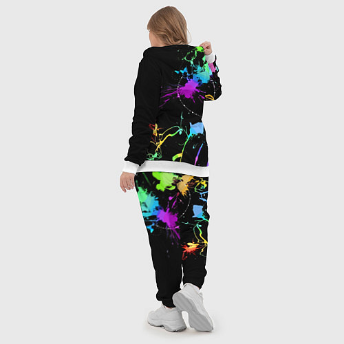 Женский костюм Neon vanguard fashion pattern / 3D-Белый – фото 5