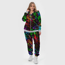 Женский 3D-костюм Neon pattern Vanguard, цвет: 3D-меланж — фото 2