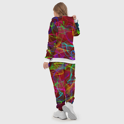 Женский костюм Color neon pattern Vanguard / 3D-Белый – фото 5