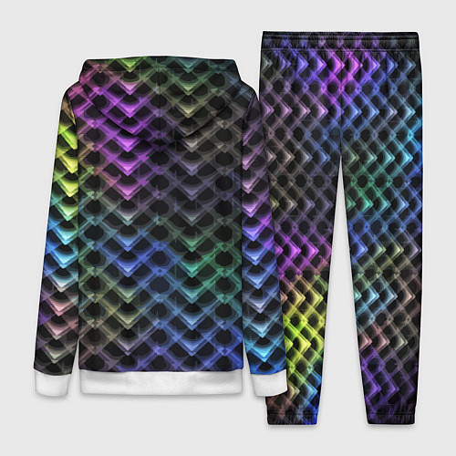 Женский костюм Color vanguard pattern 2025 Neon / 3D-Белый – фото 2