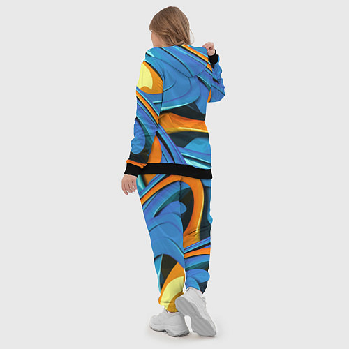 Женский костюм Abstraction Fashion 2037 / 3D-Черный – фото 5