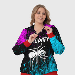 Женский 3D-костюм The prodigy neon, цвет: 3D-красный — фото 2