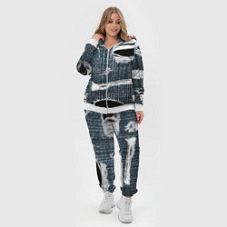 Женский 3D-костюм Джинсовое рваньё Fashion trend, цвет: 3D-белый — фото 2